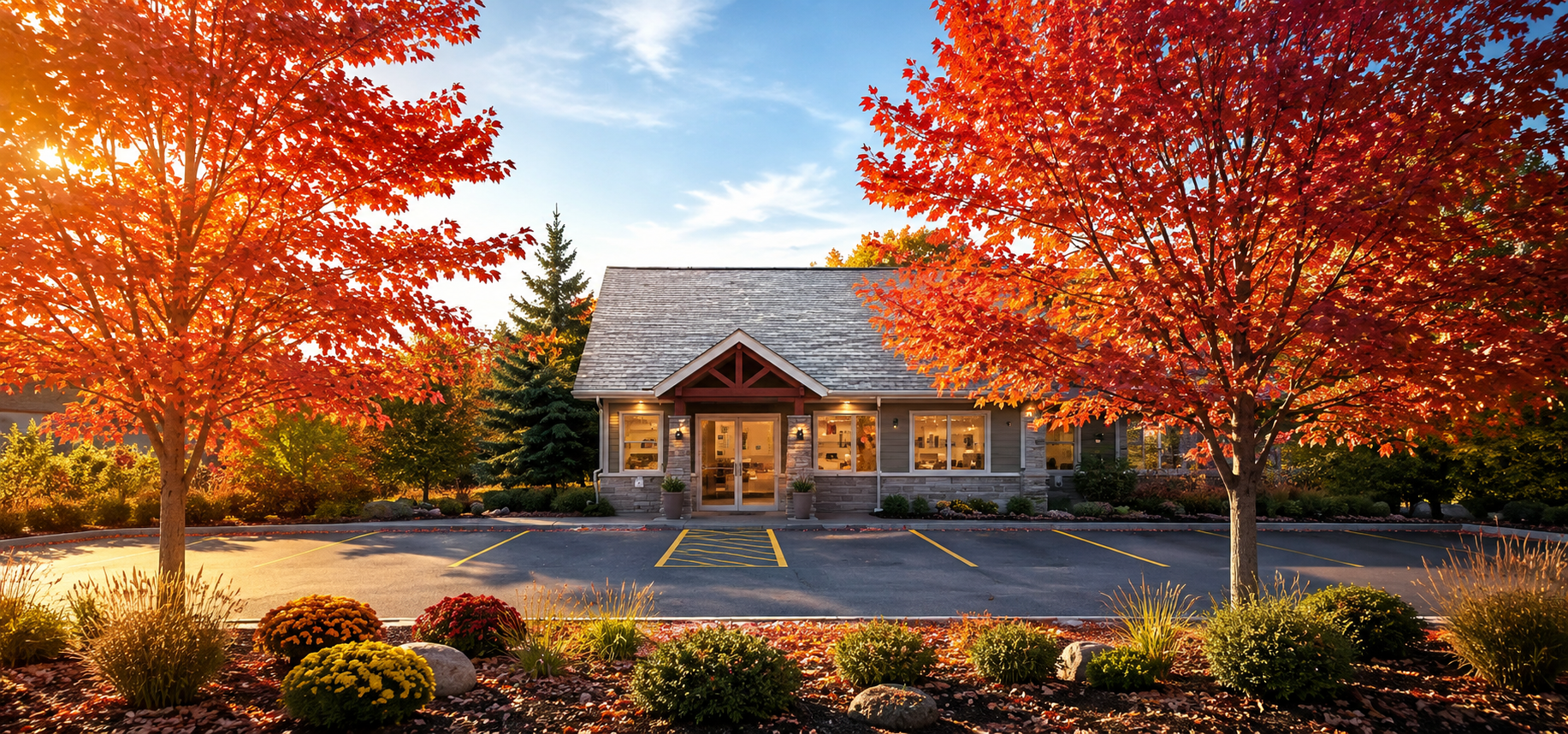 Luxury dental clinical setting