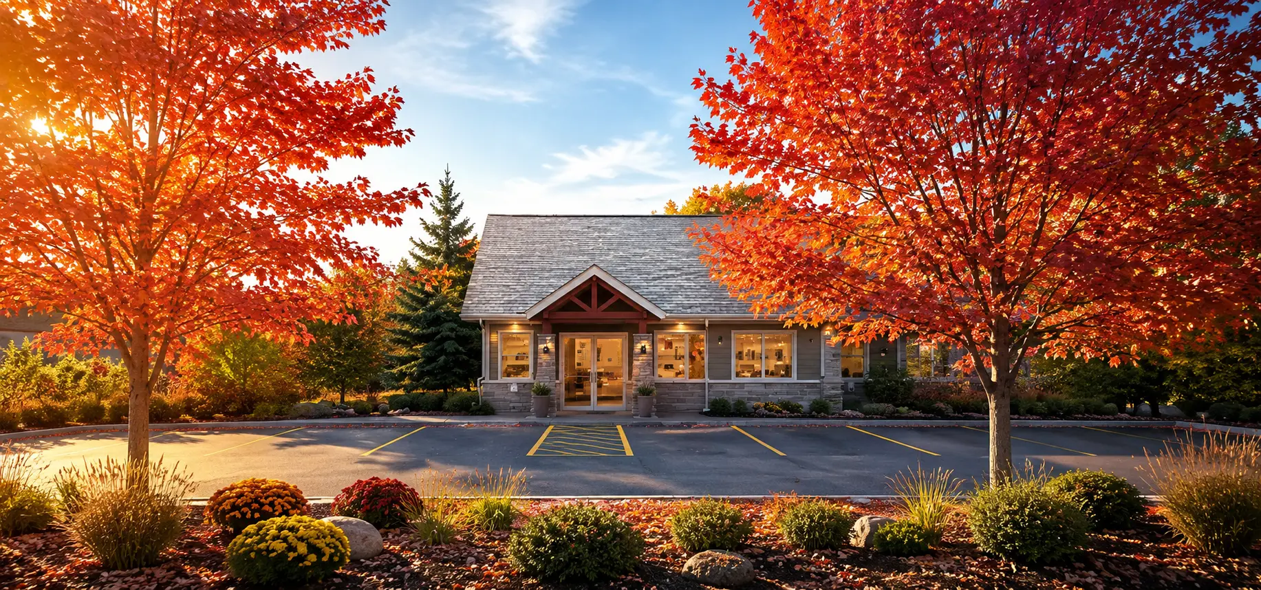 Luxury dental clinical setting
